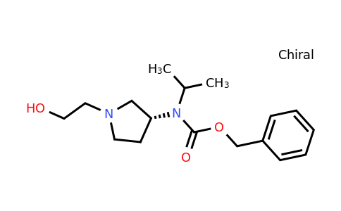 CAS 1354019-53-6 | (R)-Benzyl (1-(2-hydroxyethyl)pyrrolidin-3-yl)(isopropyl)carbamate