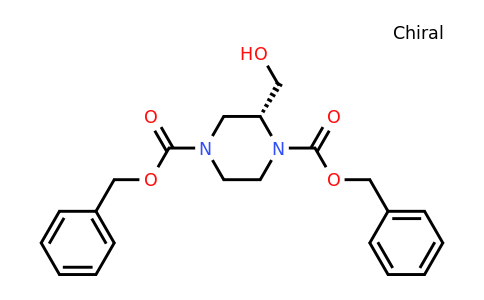 CAS 1640998-53-3 | (R)-Dibenzyl 2-(hydroxymethyl)piperazine-1,4-dicarboxylate