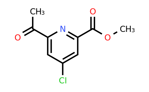 Methyl 6-acetyl-4-chloropyridine-2-carboxylate