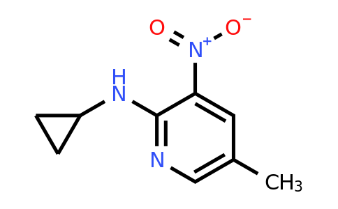 CAS 1033202-65-1 | 2-Cyclopropylamino-5-methyl-3-nitropyridine