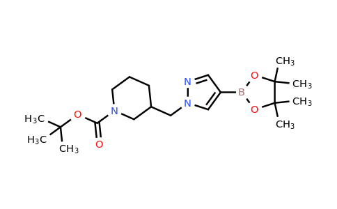 CAS 1092563-71-7 | tert-butyl 3-{[4-(tetramethyl-1,3,2-dioxaborolan-2-yl)-1H-pyrazol-1-yl]methyl}piperidine-1-carboxylate