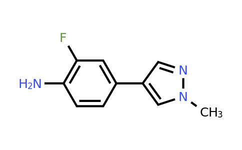 CAS 1178283-95-8 | 2-fluoro-4-(1-methyl-1H-pyrazol-4-yl)aniline