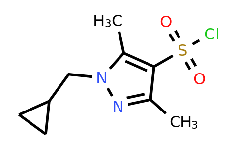 CAS 1183992-83-7 | 1-(cyclopropylmethyl)-3,5-dimethyl-1H-pyrazole-4-sulfonyl chloride