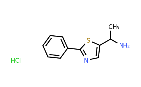 CAS 1196155-65-3 | 1-(2-Phenylthiazol-5-YL)ethanamine hydrochloride