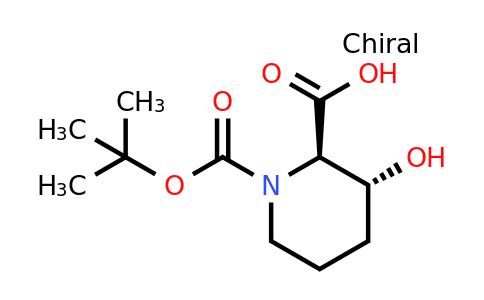 CAS 1207962-80-8 | (2R,3R)-1-[(tert-butoxy)carbonyl]-3-hydroxypiperidine-2-carboxylic acid