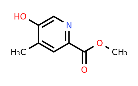 CAS 1211530-55-0 | methyl 5-hydroxy-4-methylpyridine-2-carboxylate