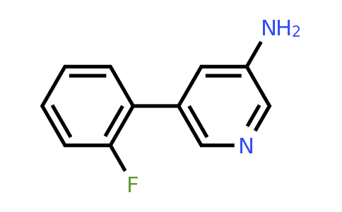 CAS 1214365-53-3 | 5-(2-Fluorophenyl)pyridin-3-amine