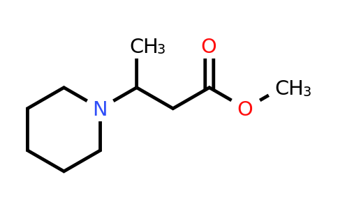 CAS 122958-11-6 | Methyl 3-(piperidin-1-yl)butanoate