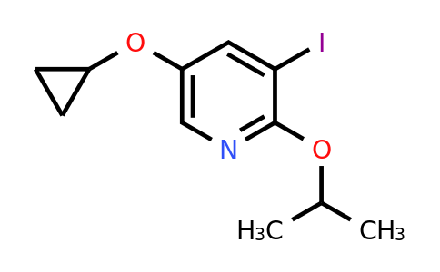 CAS 1243289-53-3 | 5-Cyclopropoxy-3-iodo-2-isopropoxypyridine