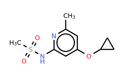 CAS 1243355-30-7 | N-(4-cyclopropoxy-6-methylpyridin-2-YL)methanesulfonamide