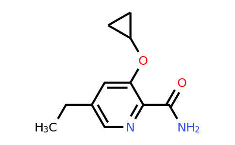 CAS 1243361-31-0 | 3-Cyclopropoxy-5-ethylpicolinamide