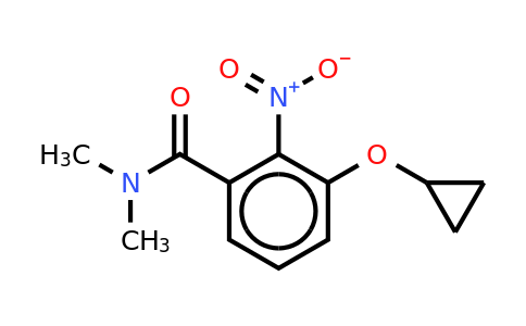 CAS 1243374-92-6 | 3-Cyclopropoxy-N,n-dimethyl-2-nitrobenzamide