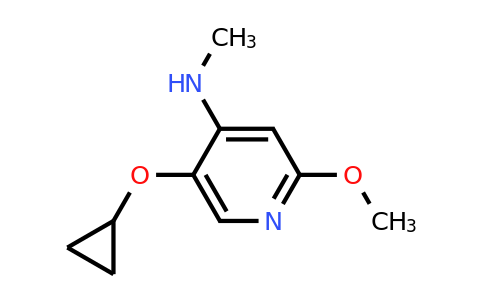 CAS 1243376-57-9 | 5-Cyclopropoxy-2-methoxy-N-methylpyridin-4-amine