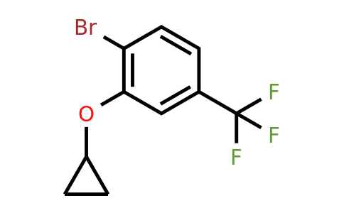 CAS 1243398-54-0 | 1-Bromo-2-cyclopropoxy-4-(trifluoromethyl)benzene