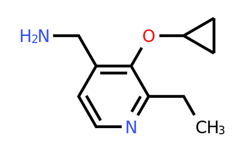 CAS 1243445-66-0 | (3-Cyclopropoxy-2-ethylpyridin-4-YL)methanamine