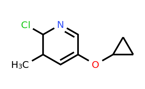 CAS 1243460-36-7 | 2-Chloro-5-cyclopropoxy-3-methyl-2,3-dihydropyridine