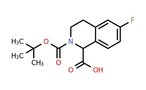 CAS 1260644-27-6 | 2-(Tert-butoxycarbonyl)-6-fluoro-1,2,3,4-tetrahydroisoquinoline-1-carboxylic acid