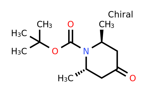 CAS 1268816-80-3 | (2S,6S)-2,6-Dimethyl-4-oxo-piperidine-1-carboxylic acid tert-butyl ester