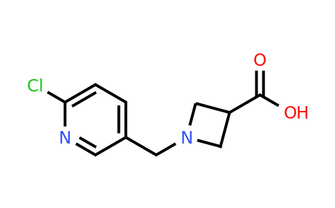 CAS 1289385-98-3 | 1-((6-Chloropyridin-3-yl)methyl)azetidine-3-carboxylic acid