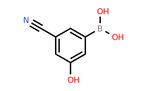 CAS 1375204-00-4 | (3-Cyano-5-hydroxyphenyl)boronic acid