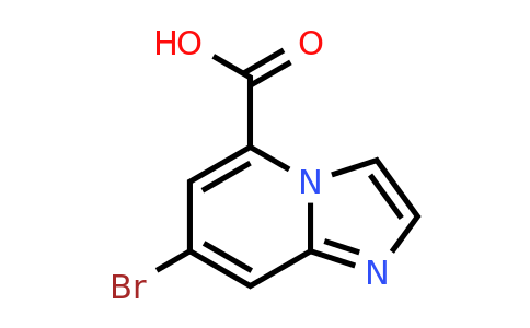 CAS 1379344-69-0 | Imidazo[1,2-a]pyridine-5-carboxylic acid, 7-bromo-