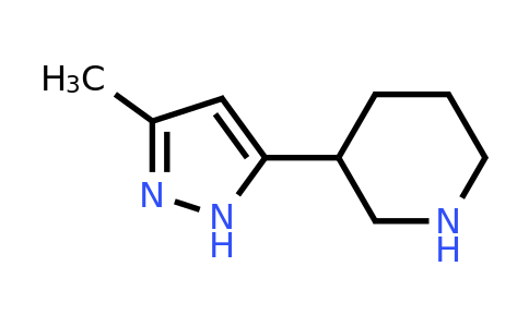 CAS 1384427-37-5 | 3-(3-Methyl-1H-pyrazol-5-yl)piperidine