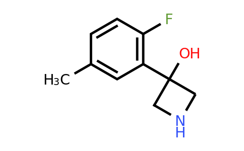 CAS 1388028-53-2 | 3-(2-fluoro-5-methylphenyl)azetidin-3-ol