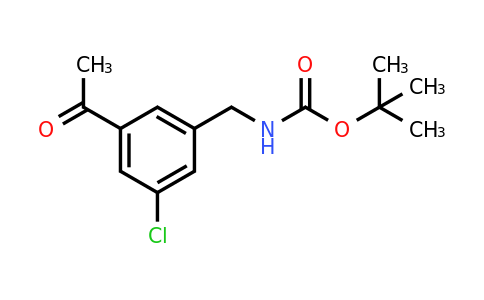 CAS 1393546-04-7 | Tert-butyl 3-acetyl-5-chlorobenzylcarbamate