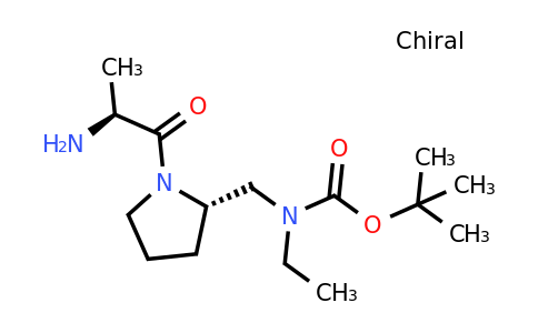 CAS 1401664-90-1 | tert-Butyl (((S)-1-((S)-2-aminopropanoyl)pyrrolidin-2-yl)methyl)(ethyl)carbamate