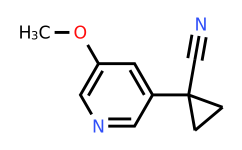 CAS 1447607-30-8 | 1-(5-Methoxypyridin-3-yl)cyclopropanecarbonitrile