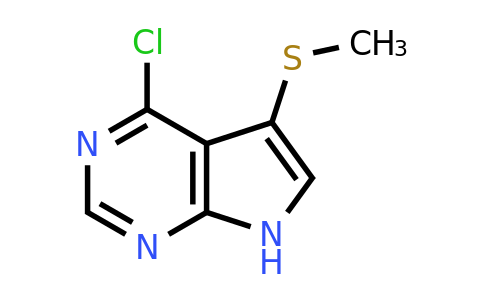 CAS 144927-56-0 | 4-chloro-5-(methylsulfanyl)-7H-pyrrolo[2,3-d]pyrimidine