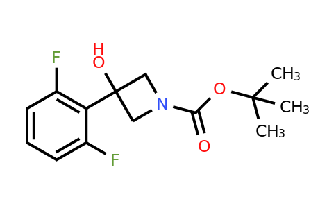 CAS 1489907-45-0 | tert-butyl 3-(2,6-difluorophenyl)-3-hydroxyazetidine-1-carboxylate