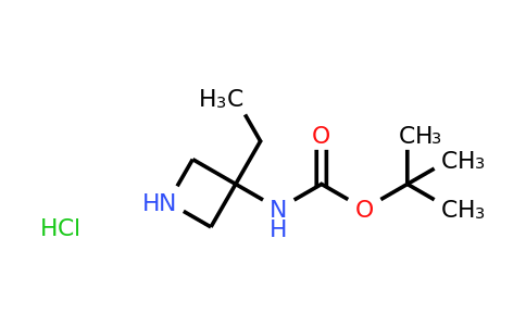 CAS 1523606-47-4 | tert-butyl N-(3-ethylazetidin-3-yl)carbamate hydrochloride