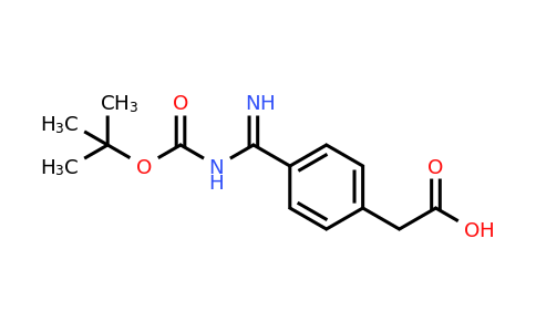 CAS 153074-92-1 | [4-(Tert-butoxycarbonylamino-imino-methyl)-phenyl]-acetic acid