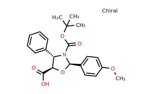 CAS 155396-69-3 | (2R,4S,5R)-3-(tert-Butoxycarbonyl)-2-(4-methoxyphenyl)-4-phenyloxazolidine-5-carboxylic acid