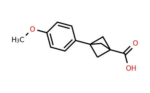 CAS 156329-83-8 | 3-(4-methoxyphenyl)bicyclo[1.1.1]pentane-1-carboxylic acid