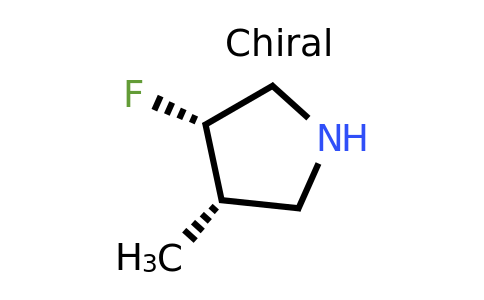 CAS 1637399-38-2 | cis-3-fluoro-4-methylpyrrolidine