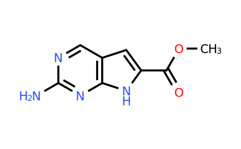 CAS 1638768-40-7 | methyl 2-amino-7H-pyrrolo[2,3-d]pyrimidine-6-carboxylate