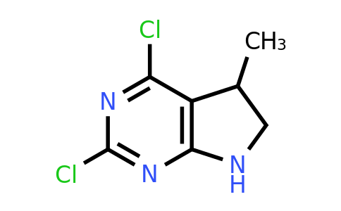 CAS 1651890-99-1 | 2,4-dichloro-5-methyl-6,7-dihydro-5H-pyrrolo[2,3-d]pyrimidine