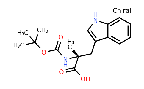 CAS 166586-94-3 | (2R)-2-[(Tert-butoxycarbonyl)amino]-3-(1H-indol-3-YL)-2-methylpropanoic acid