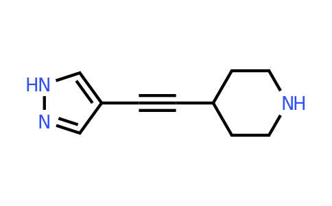 CAS 1707365-16-9 | 4-((1H-Pyrazol-4-yl)ethynyl)piperidine