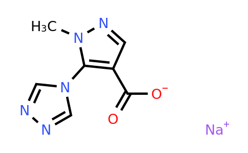 CAS 1803607-20-6 | sodium 1-methyl-5-(4H-1,2,4-triazol-4-yl)-1H-pyrazole-4-carboxylate