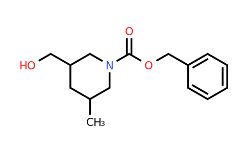 CAS 1823835-83-1 | Benzyl 3-(hydroxymethyl)-5-methylpiperidine-1-carboxylate