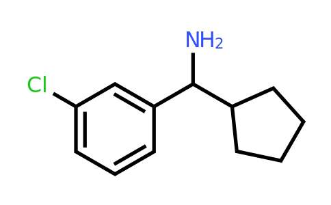 CAS 1855-39-6 | (3-Chlorophenyl)(cyclopentyl)methanamine