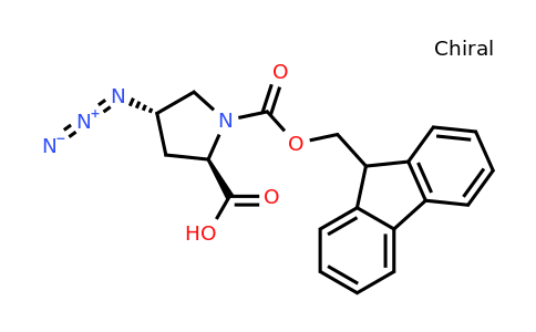 CAS 2137142-63-1 | (2R,4S)-4-azido-1-{[(9H-fluoren-9-yl)methoxy]carbonyl}pyrrolidine-2-carboxylic acid