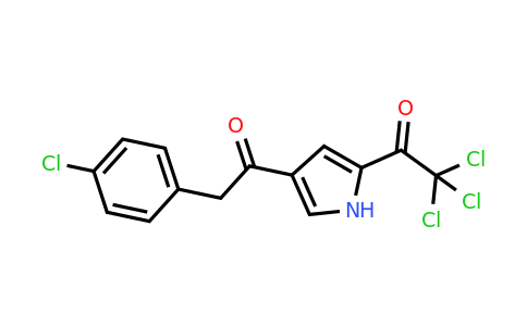 CAS 338397-93-6 | 2,2,2-Trichloro-1-(4-(2-(4-chlorophenyl)acetyl)-1H-pyrrol-2-yl)ethanone