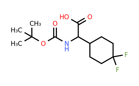 CAS 394735-65-0 | tert-butoxycarbonylamino-(4,4-difluoro-cyclohexyl)-acetic acid