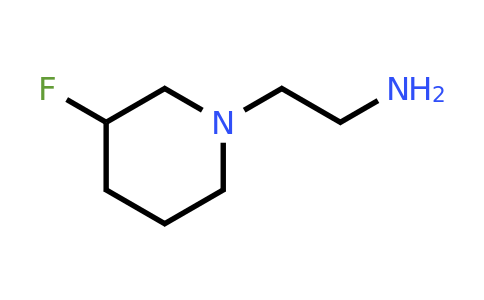 CAS 477577-23-4 | 2-(3-Fluoropiperidin-1-yl)ethanamine