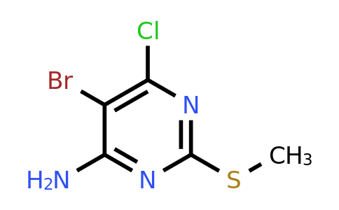 CAS 63931-22-6 | 5-Bromo-6-chloro-2-(methylthio)pyrimidin-4-amine