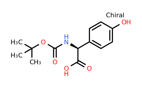 CAS 69651-48-5 | (2S)-[(Tert-butoxycarbonyl)amino](4-hydroxyphenyl)ethanoic acid